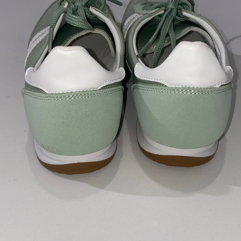 NWOT - Madden Girl Sage Green‎ and White Athletic Sneakers